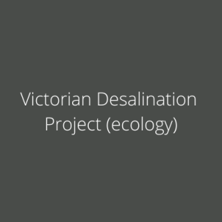 Victorian Desalination Project (ecology)